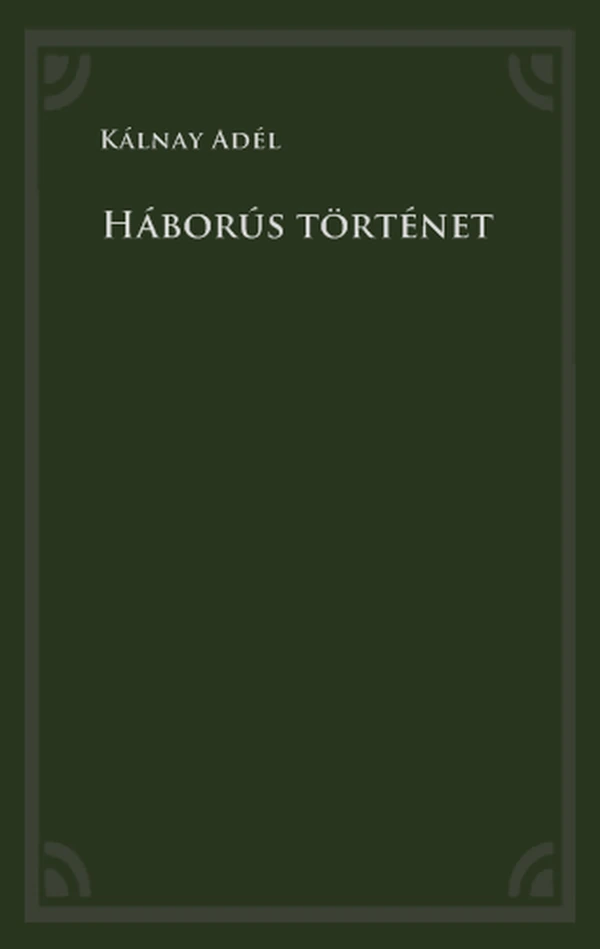 Borító: Háborús történet