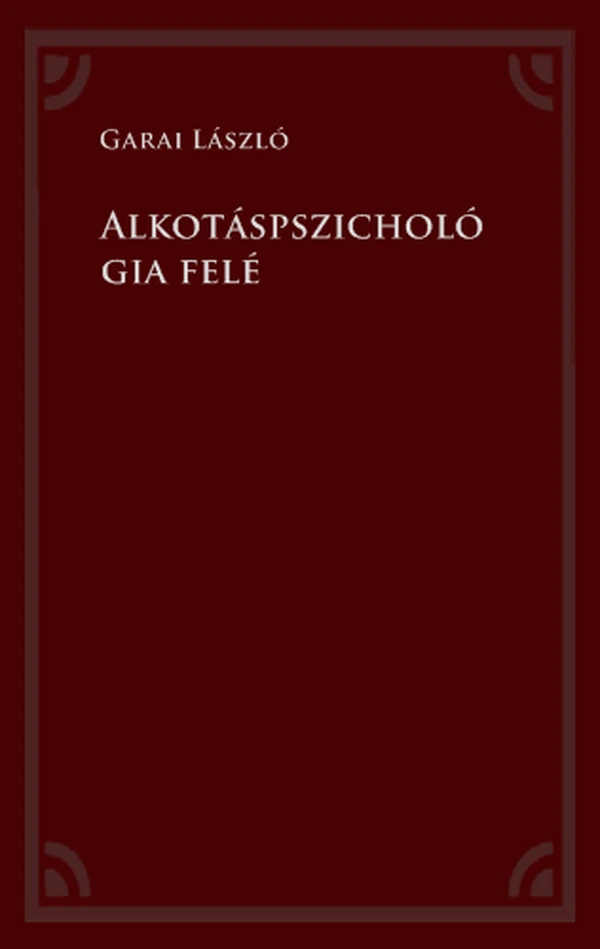 Borító: Alkotáspszichológia felé