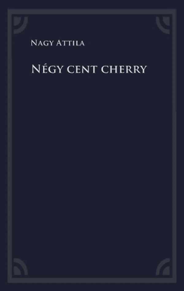 Borító: Négy cent cherry