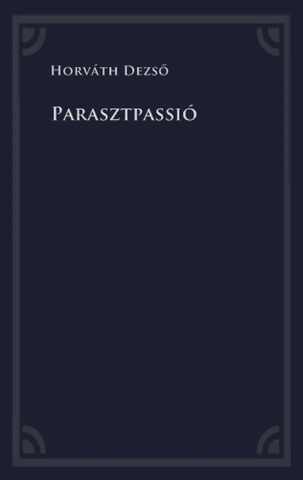 Borító: Parasztpassió
