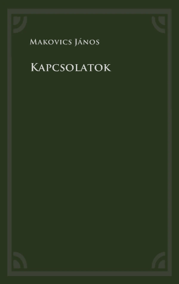 Borító: Kapcsolatok