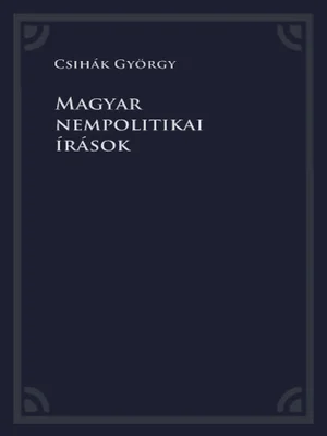 Borító: Magyar nempolitikai írások