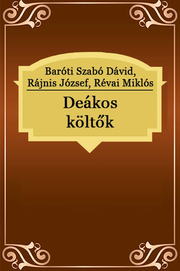 Borító: Deákos költők