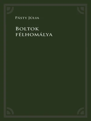 Borító: Boltok félhomálya