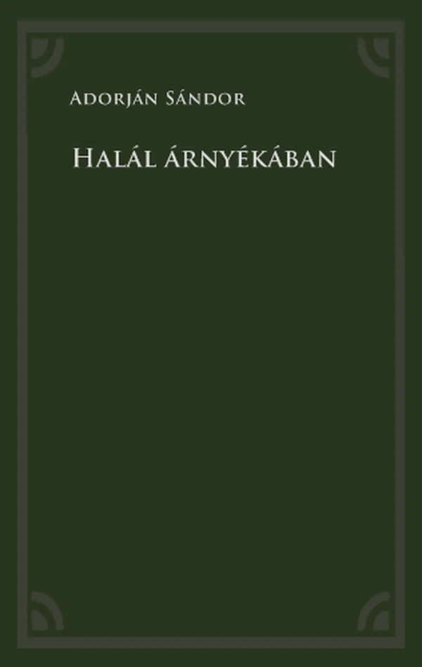 Borító: Halál árnyékában