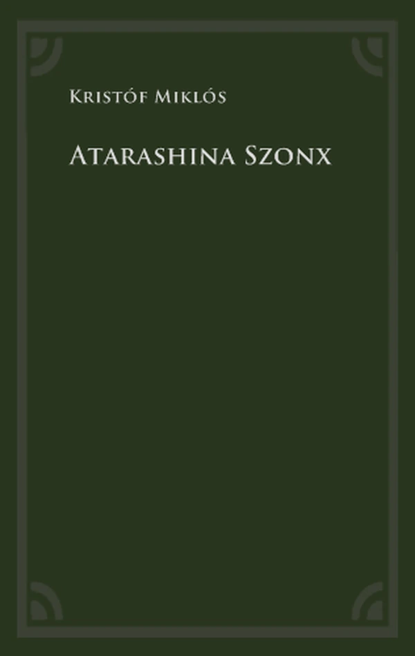 Borító: Atarashina Szonx