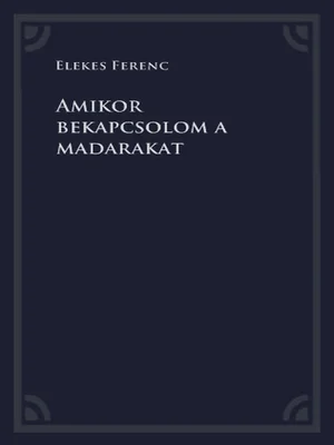 Borító: Amikor bekapcsolom a madarakat