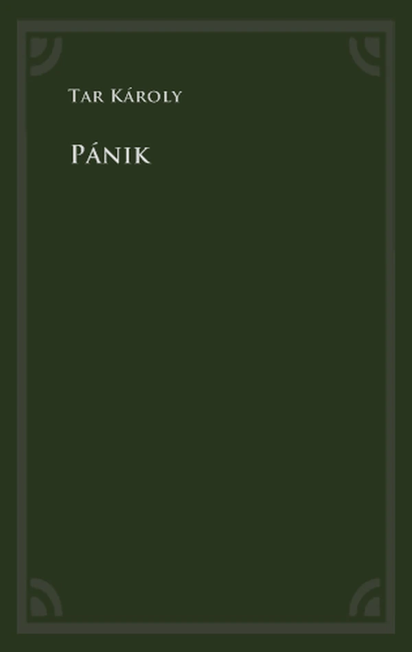 Borító: Pánik