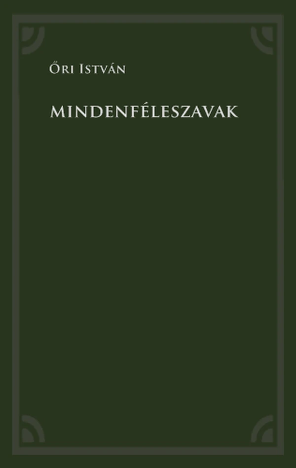 Borító: mindenféleszavak