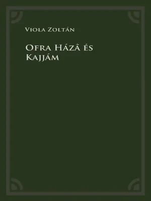 Borító: Ofra Házâ és Kajjám