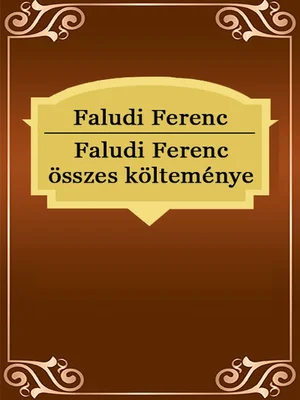 Borító: Faludi Ferenc összes költeménye