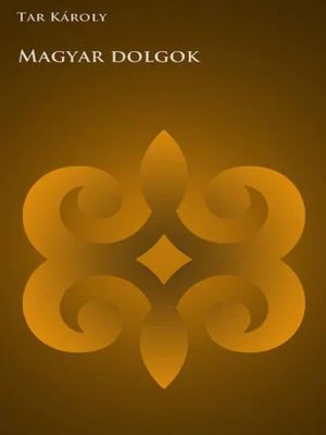 Borító: Magyar dolgok