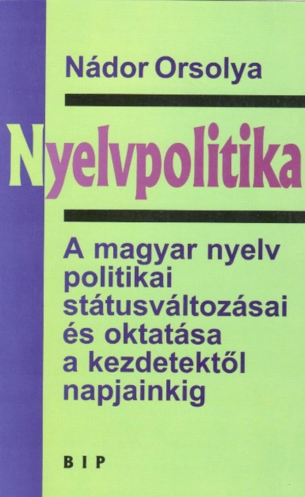 Borító: Nyelvpolitika