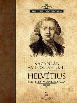 Borító: Helvétius élete és munkássága