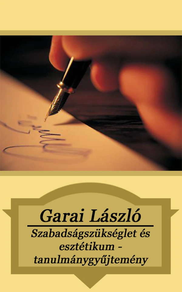 Borító: Szabadságszükséglet és esztétikum