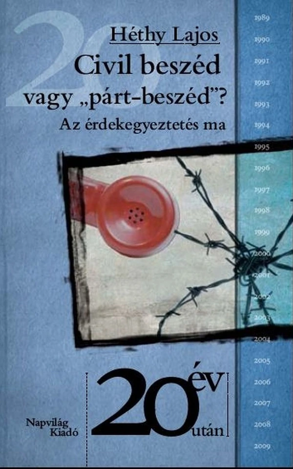 Borító: Civil beszéd vagy „párt-beszéd”?