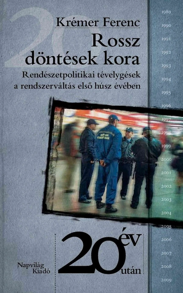 Borító: Rossz döntések kora