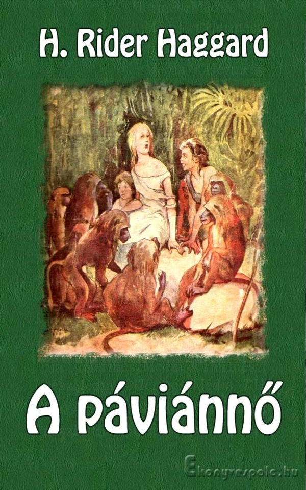 Borító: A páviánnő
