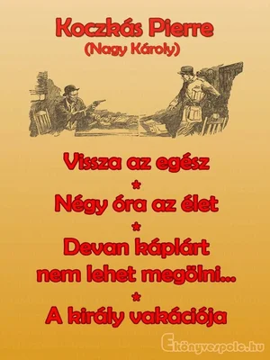 Borító: Koczkás Pierre történetek