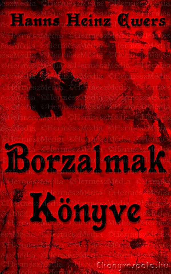 Borító: Borzalmak könyve