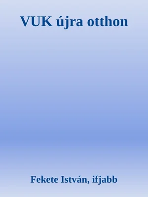 Borító: Vuk újra otthon