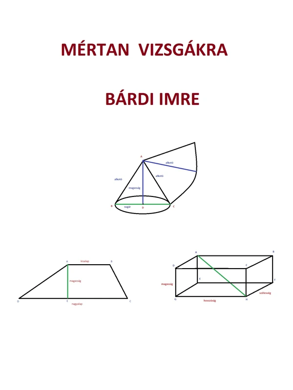Borító: Mértan vizsgákra