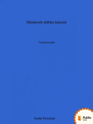 Borító: Mindenek ölében lakozol