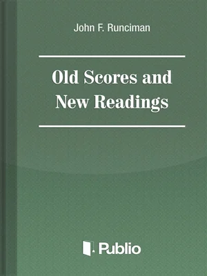 Borító: Old Scores and New Readings