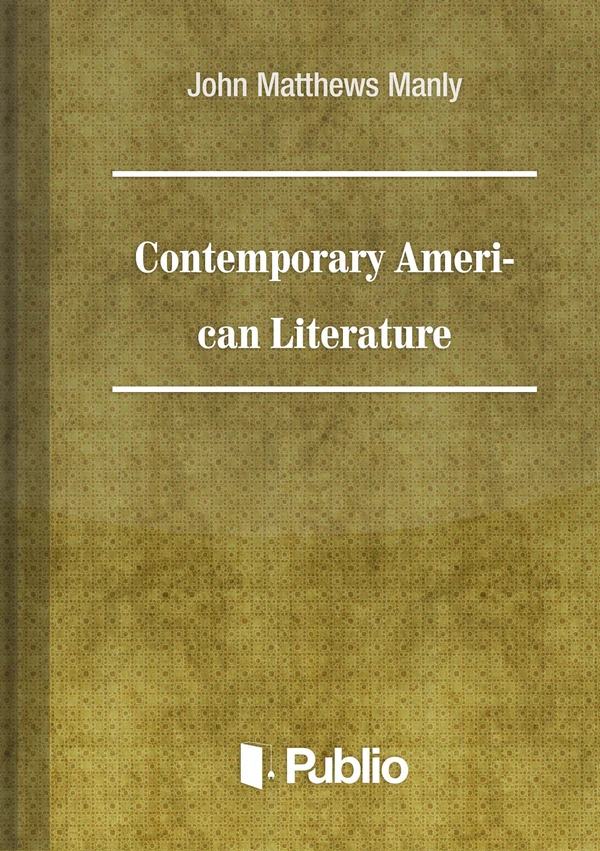 Borító: Contemporary American Literature  Bibliographies and Study Outlines