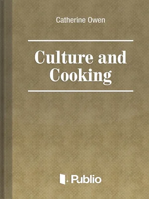Borító: Culture and Cooking