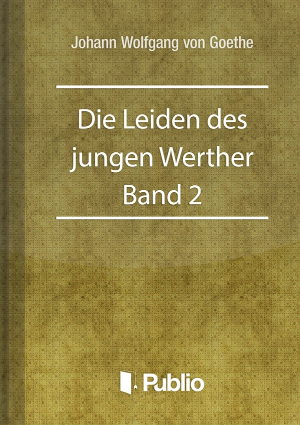 Borító: Die Leiden des jungen Werther - Band 2