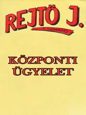 Borító: Központi ügyelet