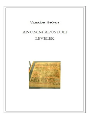 Borító: Anonim apostoli levelek