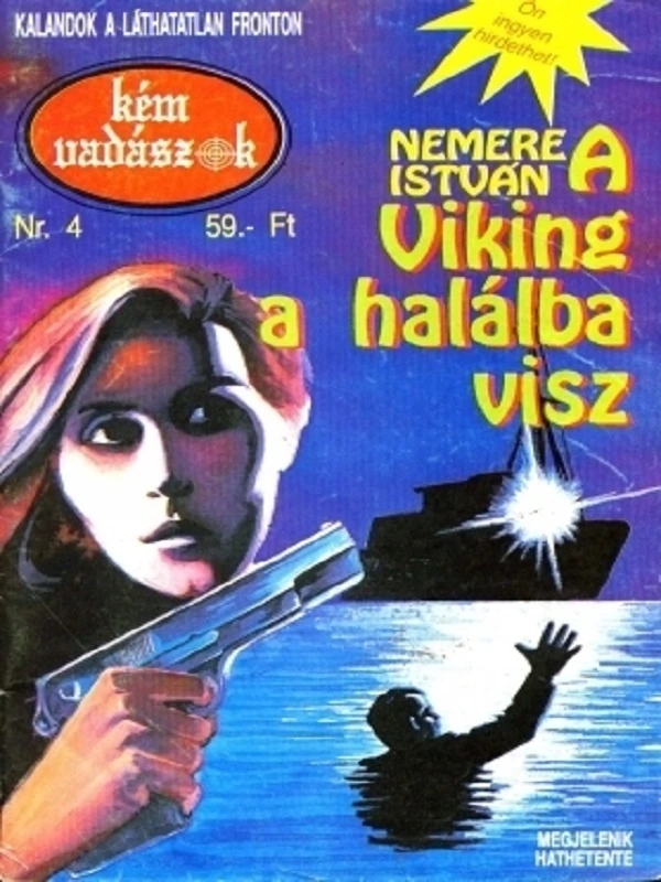 Borító: A Viking a halálba visz (Kémvadászok-4)