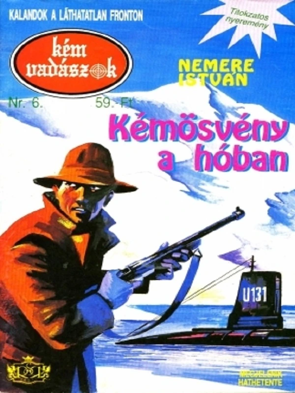 Borító: Kémösvény a hóban (Kémvadászok-6)