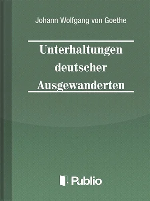 Borító: Unterhaltungen deutscher Ausgewanderten