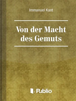 Borító: Von der Macht des Gemüts