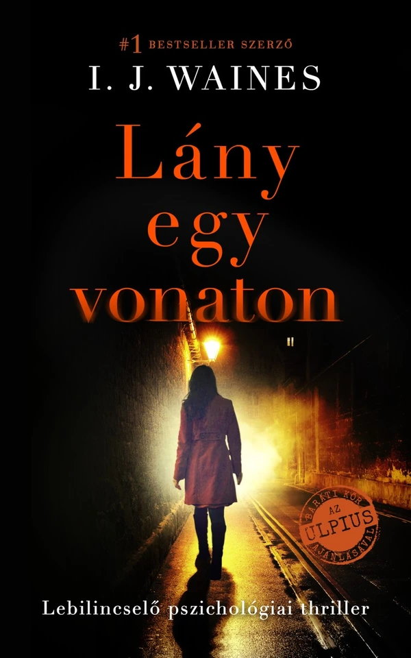 Borító: Lány egy vonaton