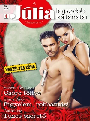 Borító: A Júlia legszebb történetei 23. kötet (Veszélyes zóna)