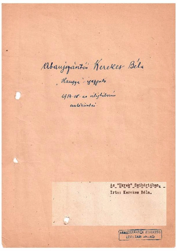 Borító: Ikrek Szibériában