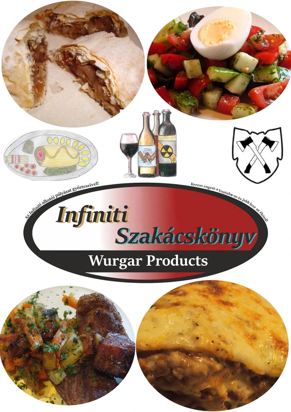 Borító: Infiniti Szakácskönyv