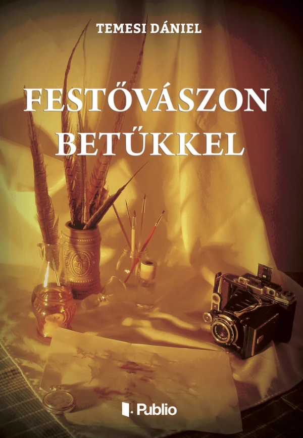 Borító: Festővászon betűkkel