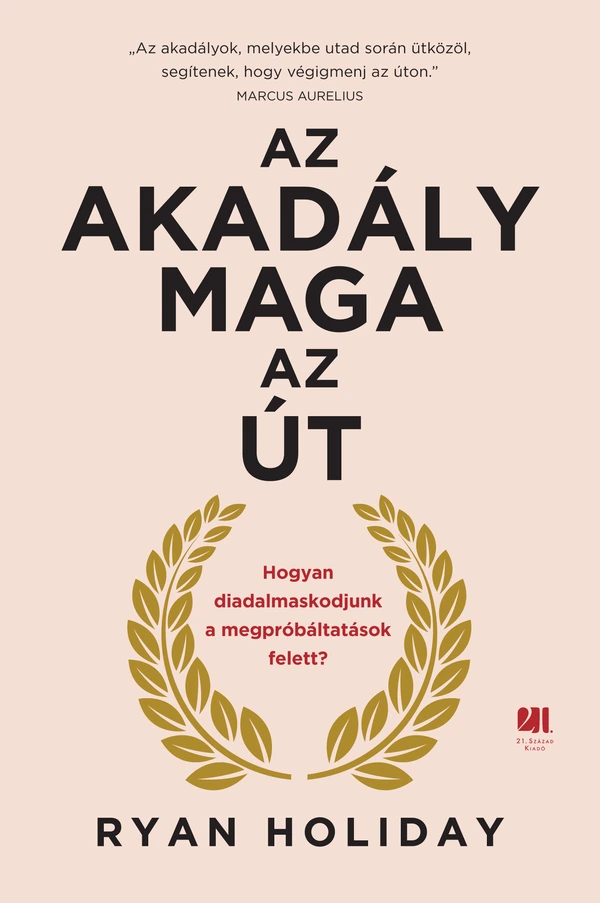 Borító: Az akadály maga az út