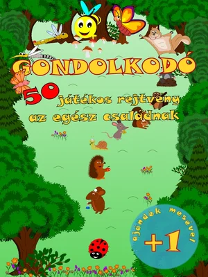 Borító: Gondolkodó - 50 játékos rejtvény az egész családnak