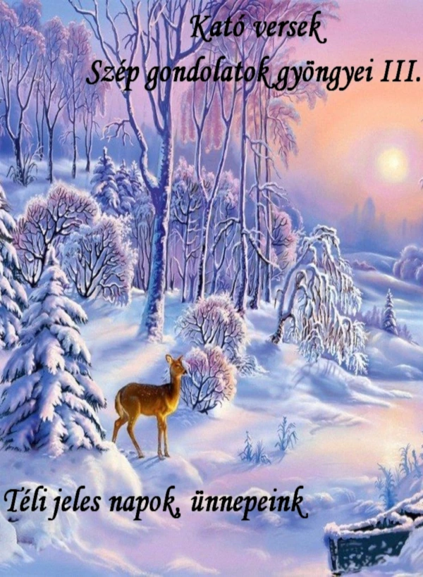 Borító: Kató versek Szép gondolatok gyöngyei III. Téli jeles napok, ünnepeink