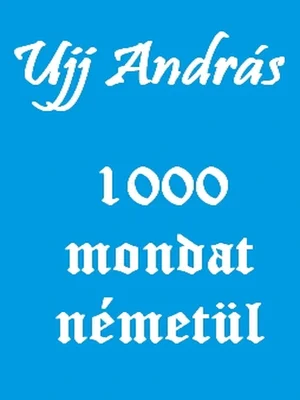 Borító: 1000 mondat németül