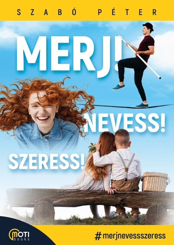 Borító: Merj! Nevess! Szeress!