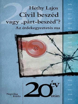 Borító: Civil beszéd vagy „párt-beszéd”?