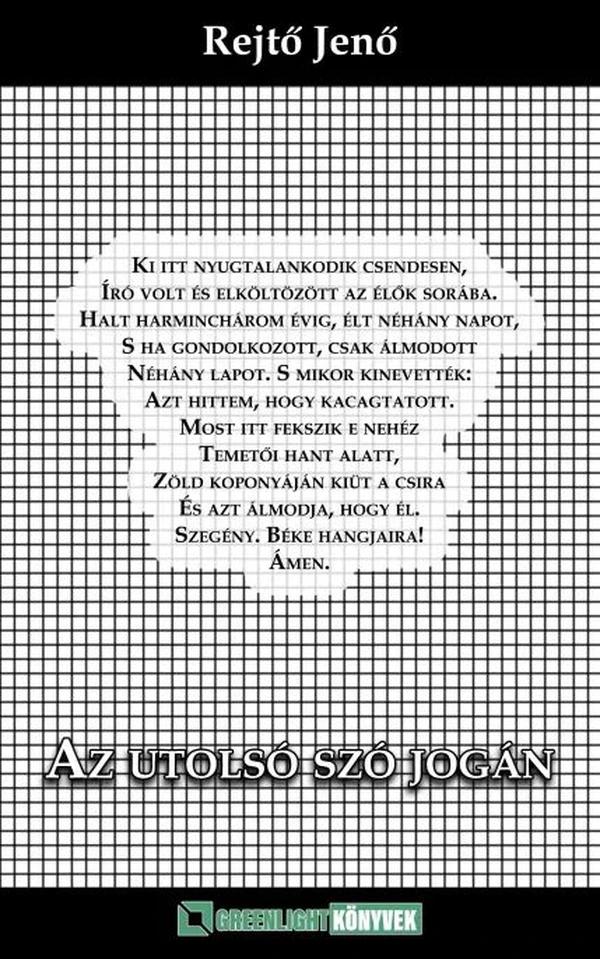Borító: Az utolsó szó jogán