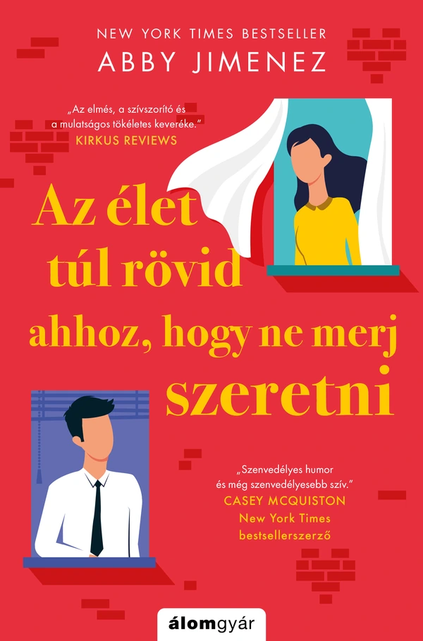 Borító: Az élet túl rövid, hogy ne merj szeretni